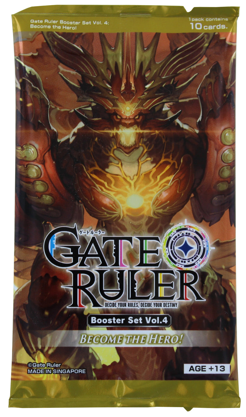 Gate Ruler TCG: Set Vol. 4 Become The Hero! Booster Pack
