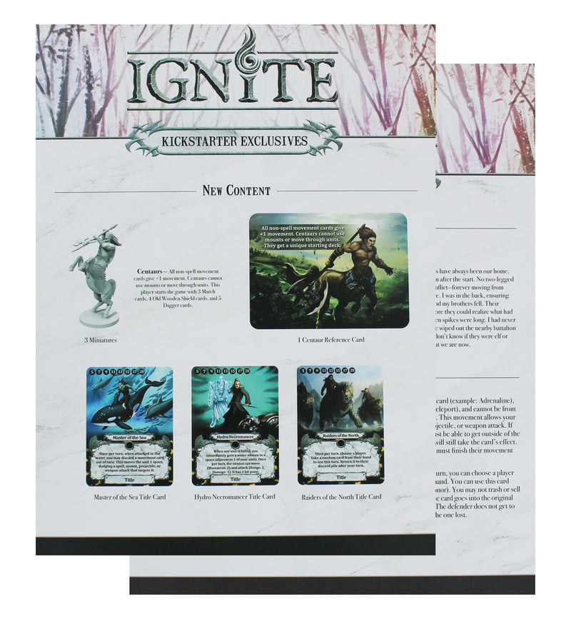 Ignite Deckbuilding Board Game (with Kickstarter Exclusives)