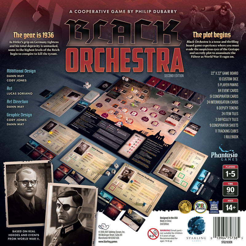 Black Orchestra Board Game (2nd Edition)