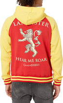 Game of Thrones Lannister Red/Yellow Men's Zip-Up Hoodie