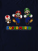 Super Mario Group Run T-Shirt, Navy