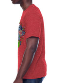 Disney Lilo & Stitch Christmas Lights Men's Shirt, Red