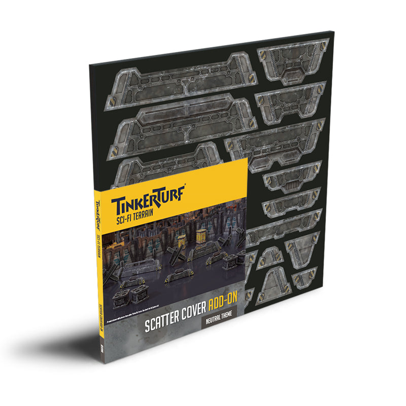 TinkerTurf Sci-Fi Terrain - Scatter Cover (Neutral)