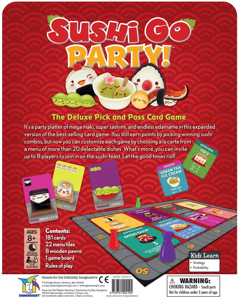 Sushi Go Party Card Game