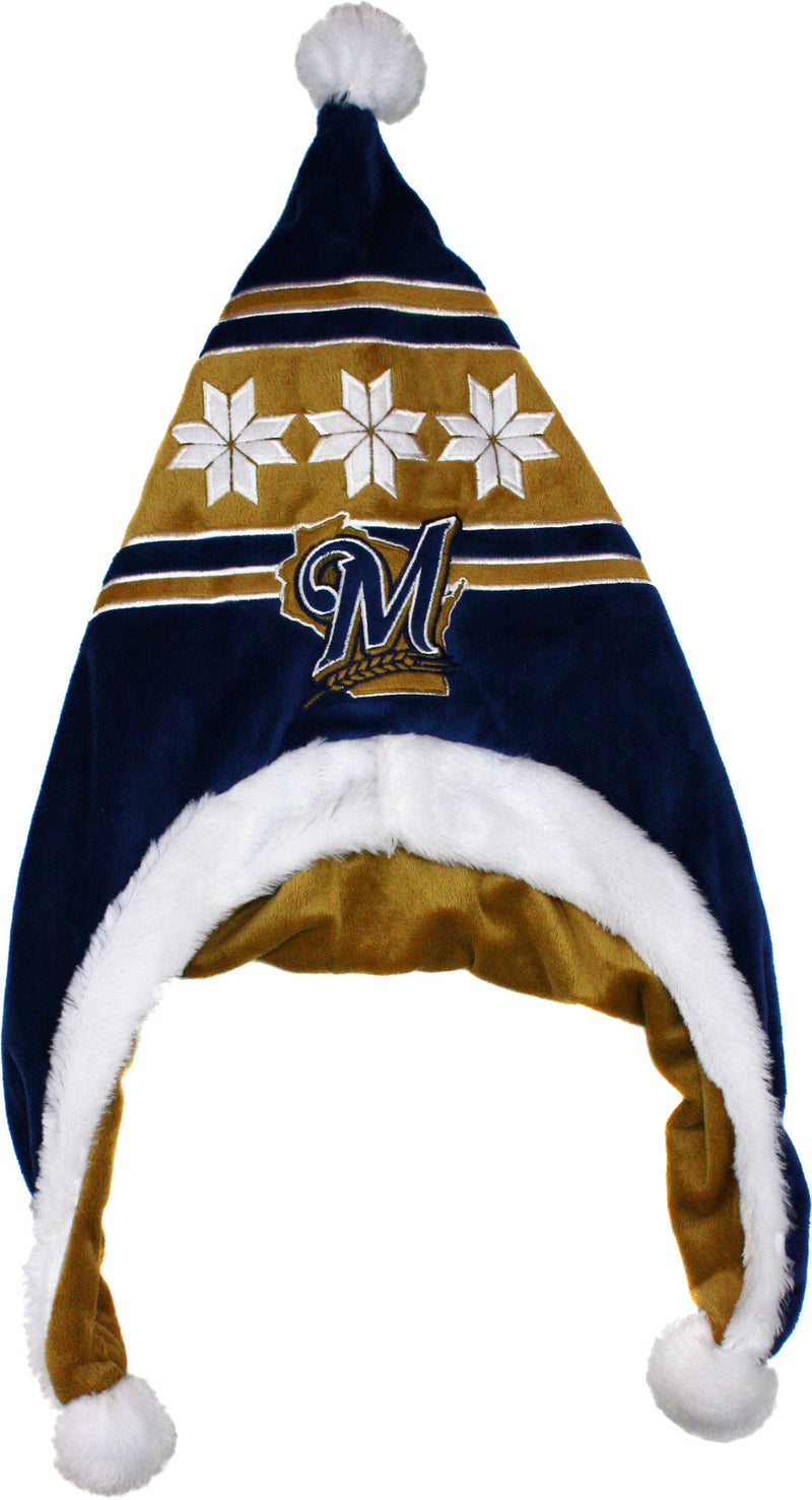 Milwaukee Brewers Snowflake Dangle Hat