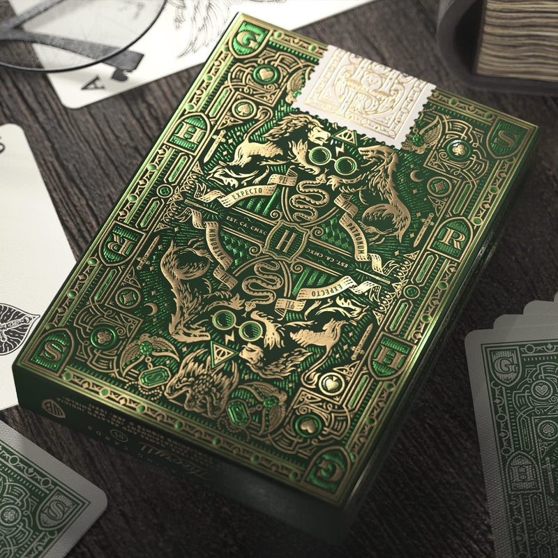 Harry Potter Playing Cards, Slytherin (Green)