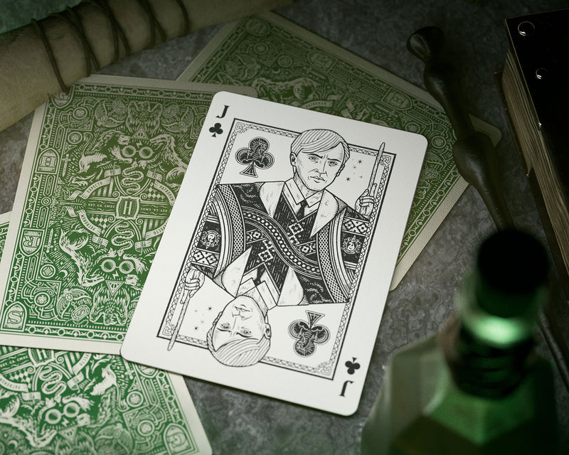 Harry Potter Playing Cards, Slytherin (Green)