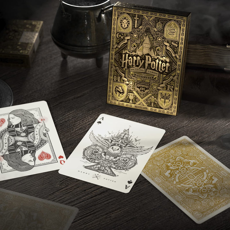 Harry Potter Playing Cards, Hufflepuff (Yellow)