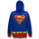 Superman Men's Costume Hoodie Hooded Sweatshirt