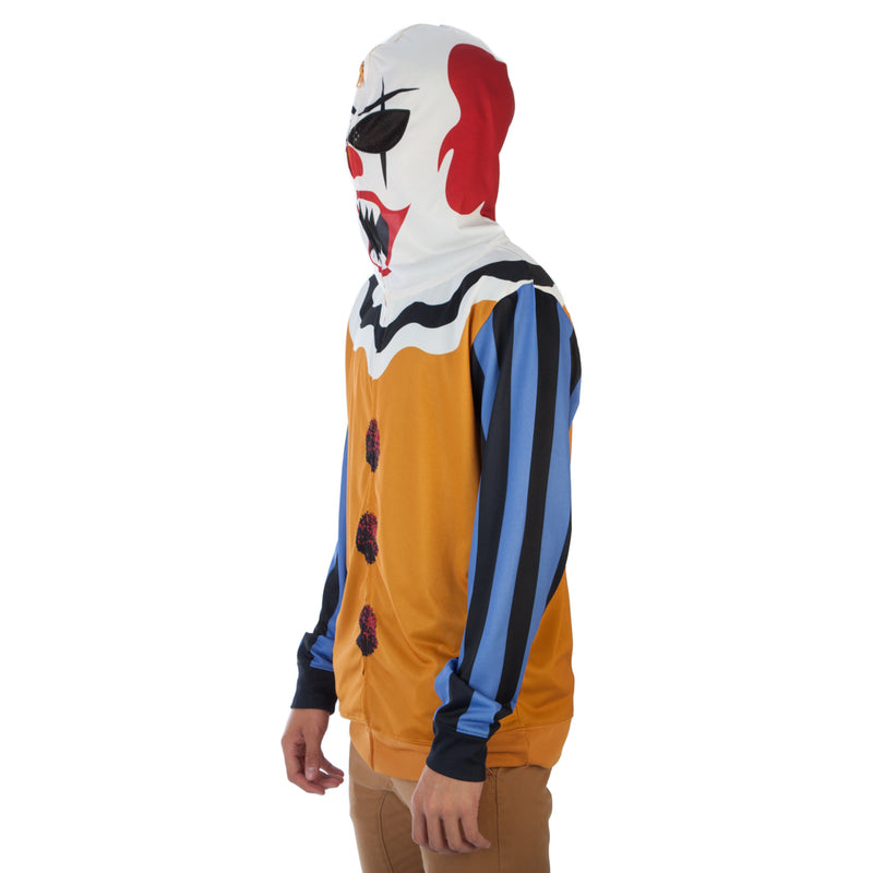 BioWorld Scary Clown Men's Halloween Costume Hoodie
