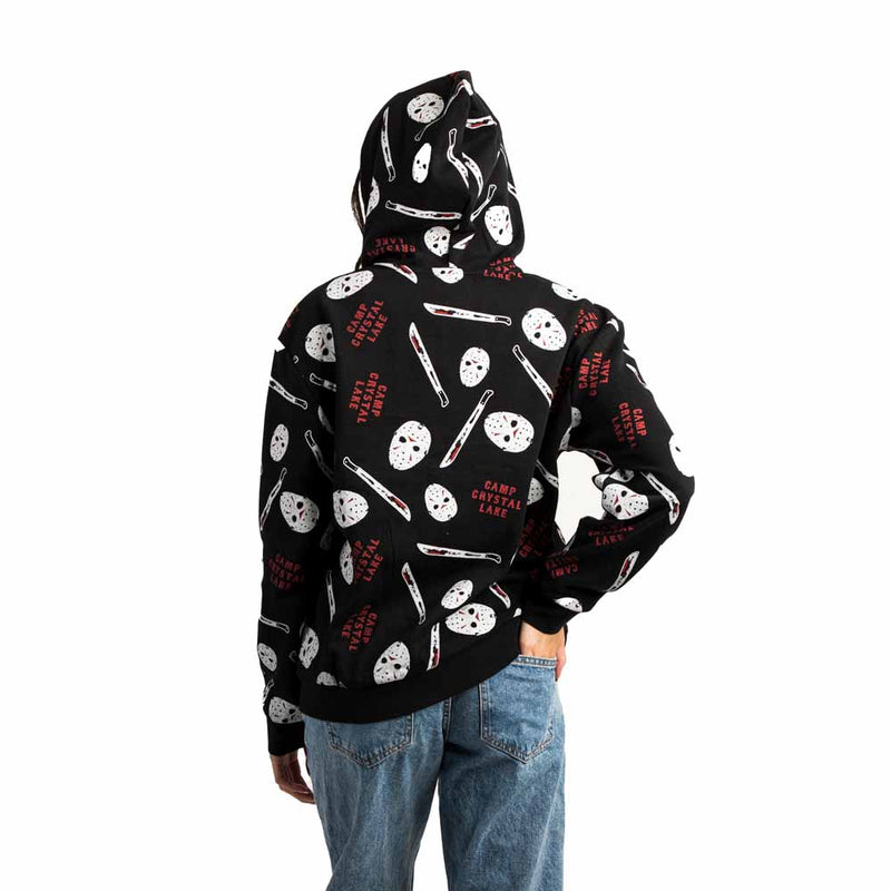 Friday the 13th Camp Crystal Lake Junior's Zip-Up Hoodie