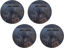 Harley-Davidson Black Metal Collection 4 Pack Coasters