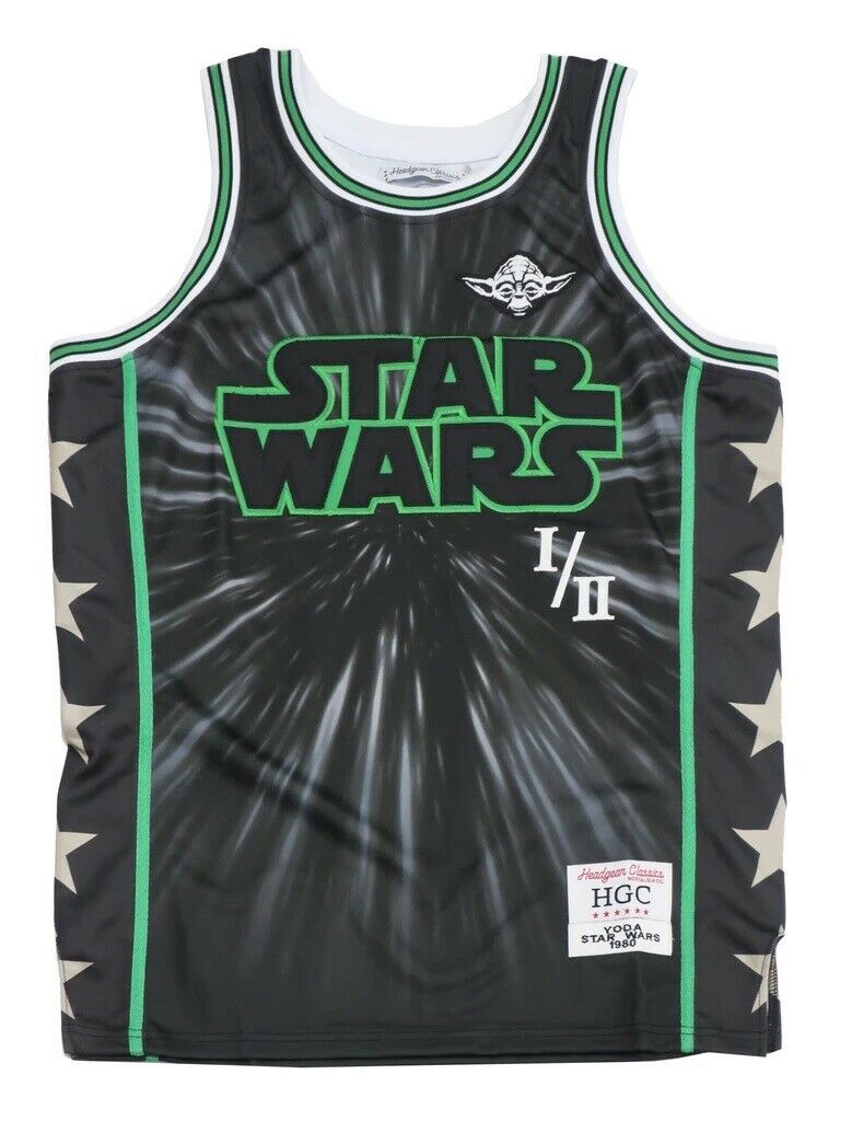 Star Wars Yoda Basketball Jersey, Black