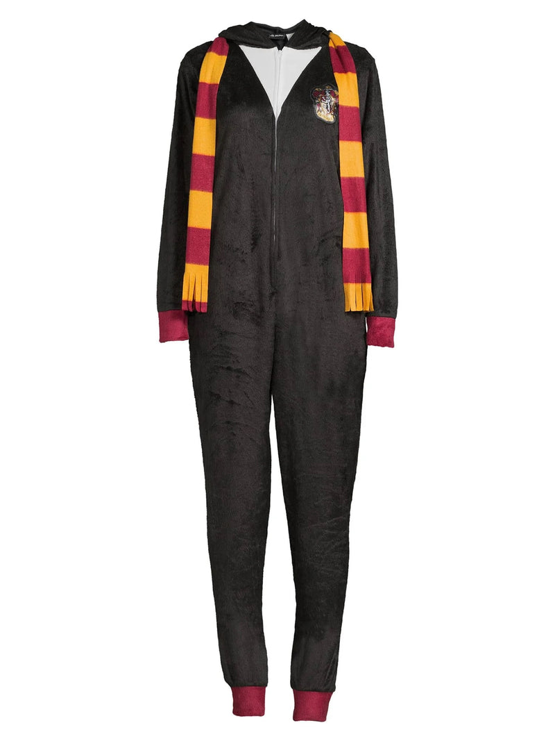 Harry Potter Gryffindor Hooded One Piece Women's Union Suit
