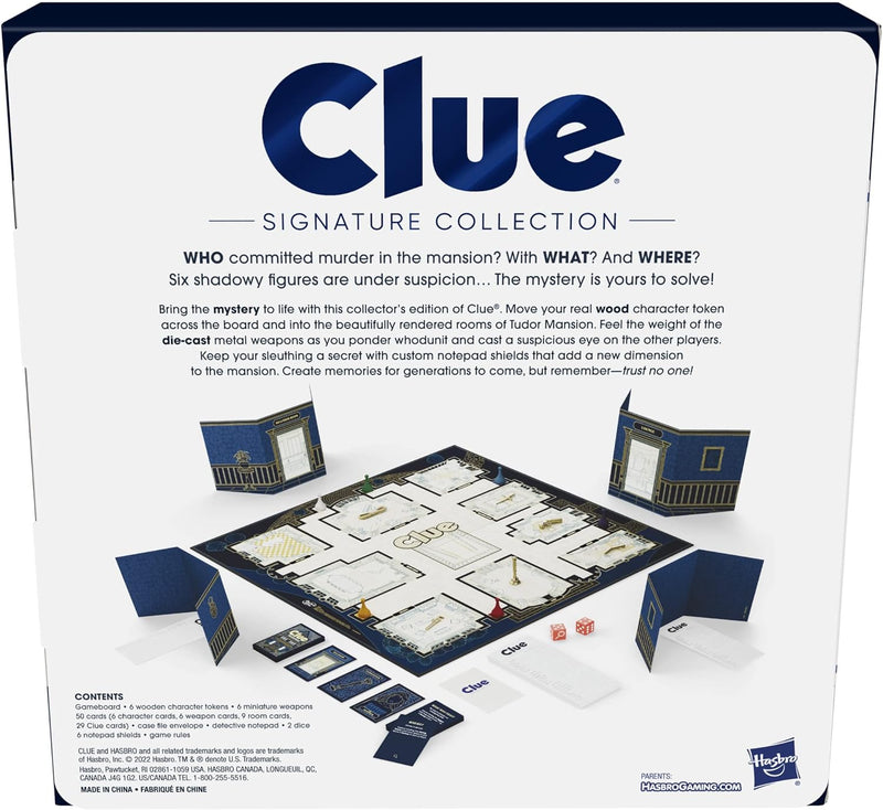 CLUE Signature Collection Board Game