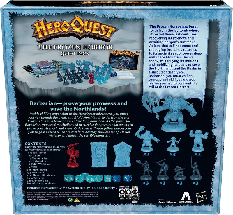 HeroQuest: The Frozen Horror Quest Pack