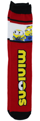 Despicable Me Minions Men's Casual Crew Socks, 6-Pack, Size 8-12