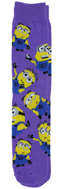 Despicable Me Minions Men's Casual Crew Socks, 6-Pack, Size 8-12