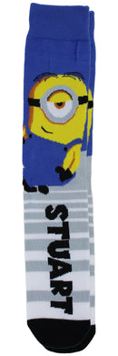 Despicable Me Minions Men's Casual Crew Socks, 6-Pack, Size 8-12