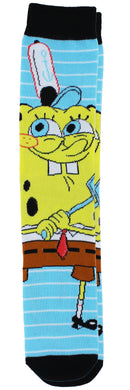 Spongebob Squarepants Characters Men's Casual Crew Socks, 6-Pack, Size 8-12