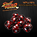 Street Fighter: The Miniatures Game Dice Pack: Classic Red