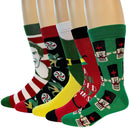 Buddy The Elf Men's Casual Crew Socks, 5-Pack, Size 8-12