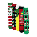 Buddy The Elf Men's Casual Crew Socks, 5-Pack, Size 8-12