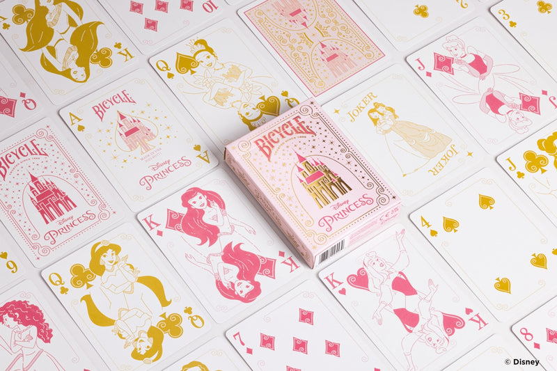 Bicycle Disney Princess Inspired Playing Cards, Pink