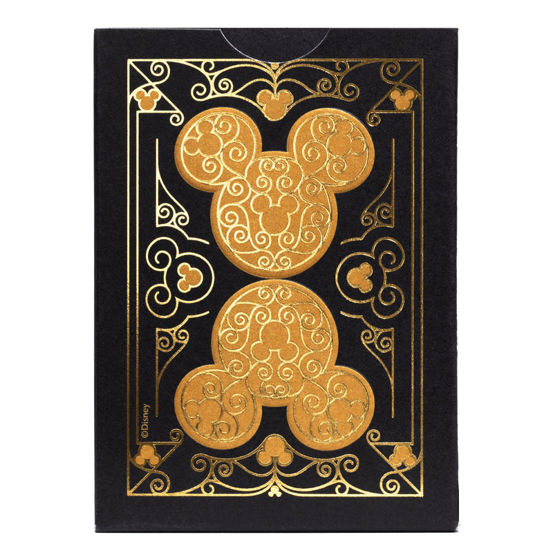 Bicycle Disney Mickey Mouse Inspired Black & Gold Playing Cards