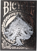Bicycle Black Dragon Silver Foil Premium Playing Cards