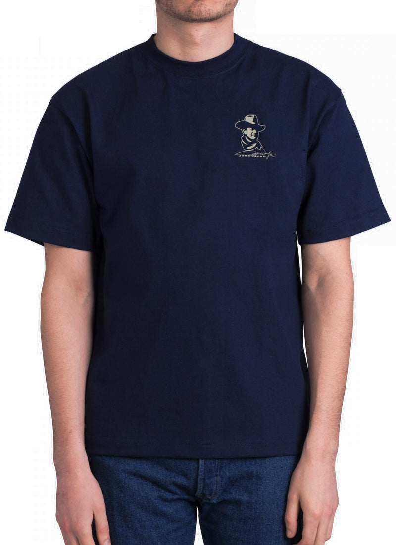 John Wayne Respect Your Elders Men's Navy Blue T-Shirt