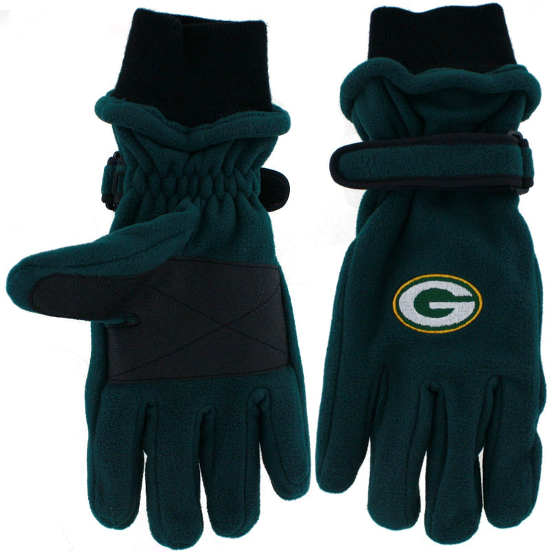 genuine,outerstuff,outer stuff,green bay packers,winter,ski,gloves,mittens,children,kids,clothing accessories