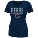 Chicago Bears Shoulder Laces Women's Tee, Medium
