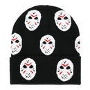 Friday the 13th Jason Mask Glow in the Dark Cuff Beanie