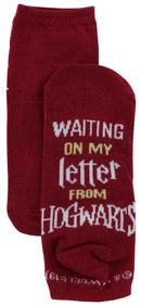 Harry Potter Hedwig Juniors/Womens Ankle Socks 3 Pair Pack Shoe Size 4-10