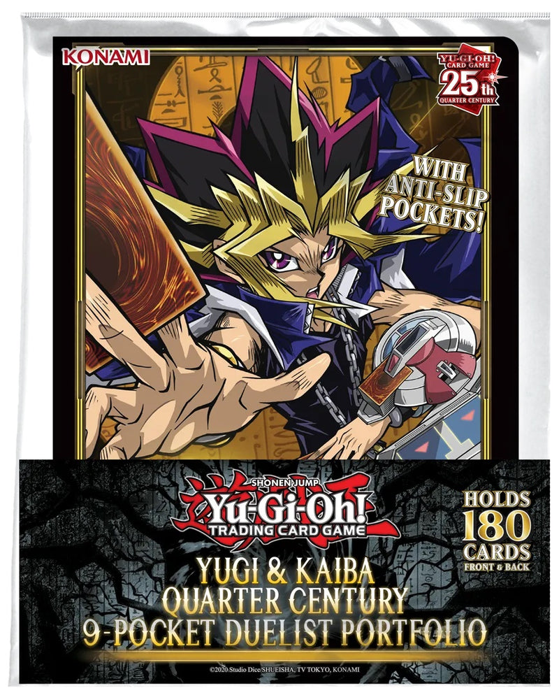 Yu-Gi-Oh! TCG: Yugi & Kaiba Quarter Century 9-Pocket Duelist Portfolio