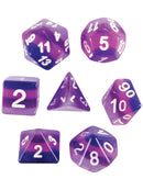 7-Piece Polyhedral Dice Set: Purple Haze