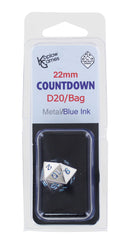 Countdown D20 22MM Metal with Bag