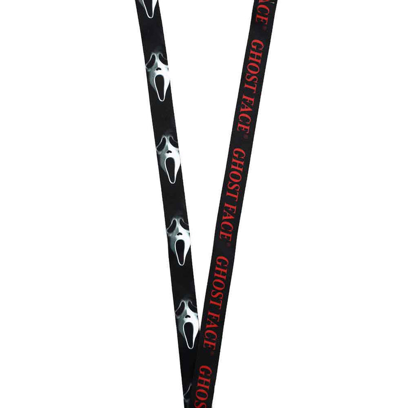 Ghost Face Sublimation Rubber Charm Lanyard