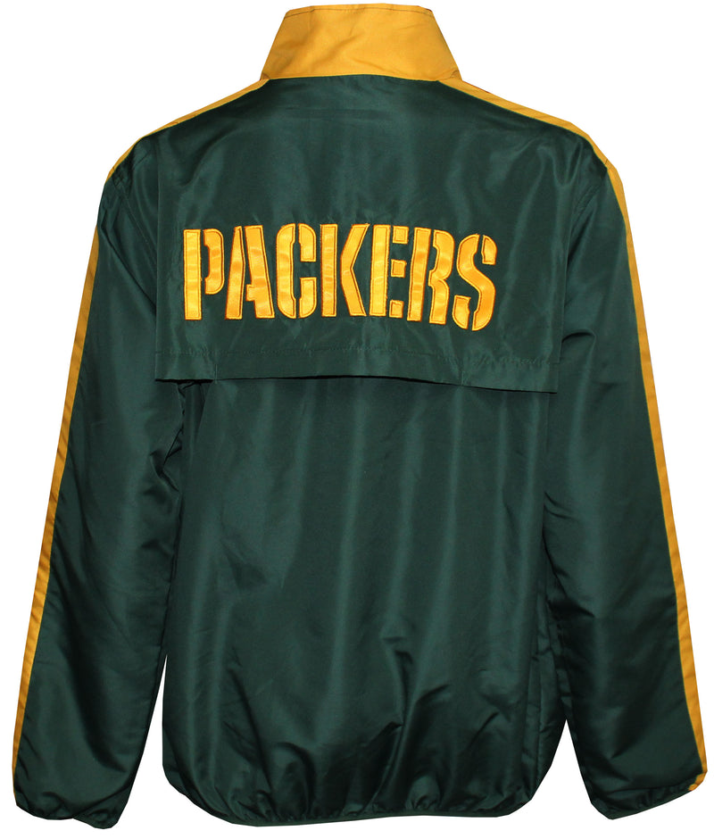 Green Bay Packers Touchback Men's 1/4 Zip Pullover, Green