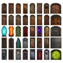 Big Box of Dungeon Doors | 40 Unique Detailed Doors