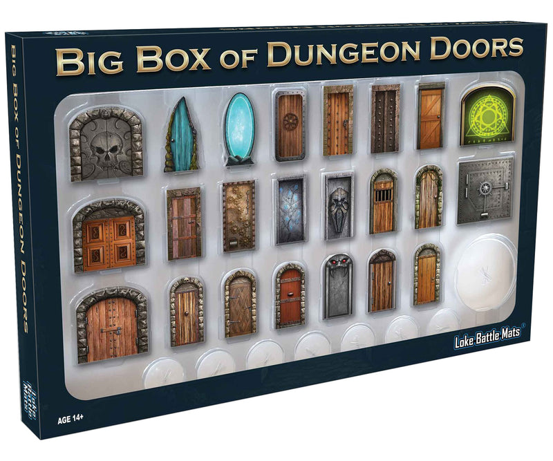Big Box of Dungeon Doors | 40 Unique Detailed Doors