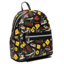 Jurassic Park Warning Signs Mini Backpack - Entertainment Earth Exclusive