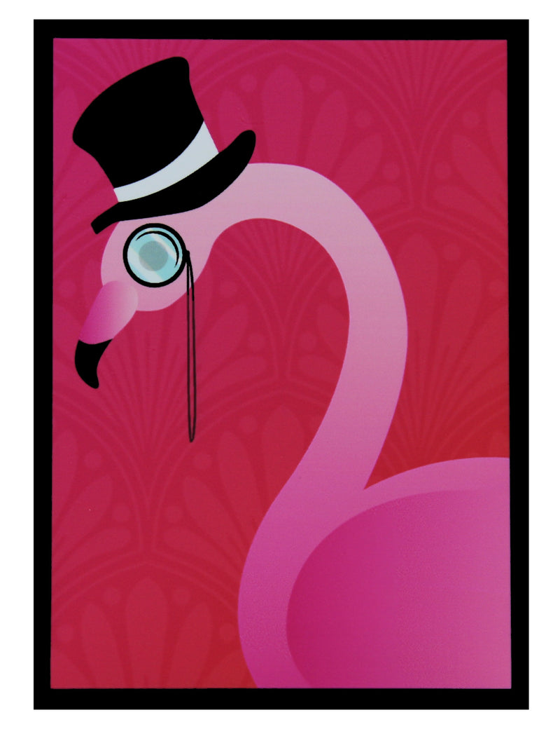 Tophat Flamingo Card Sleeves (50ct)