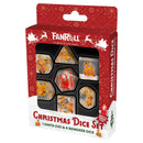 FanRoll 7-set Resin Christmas Dice Set
