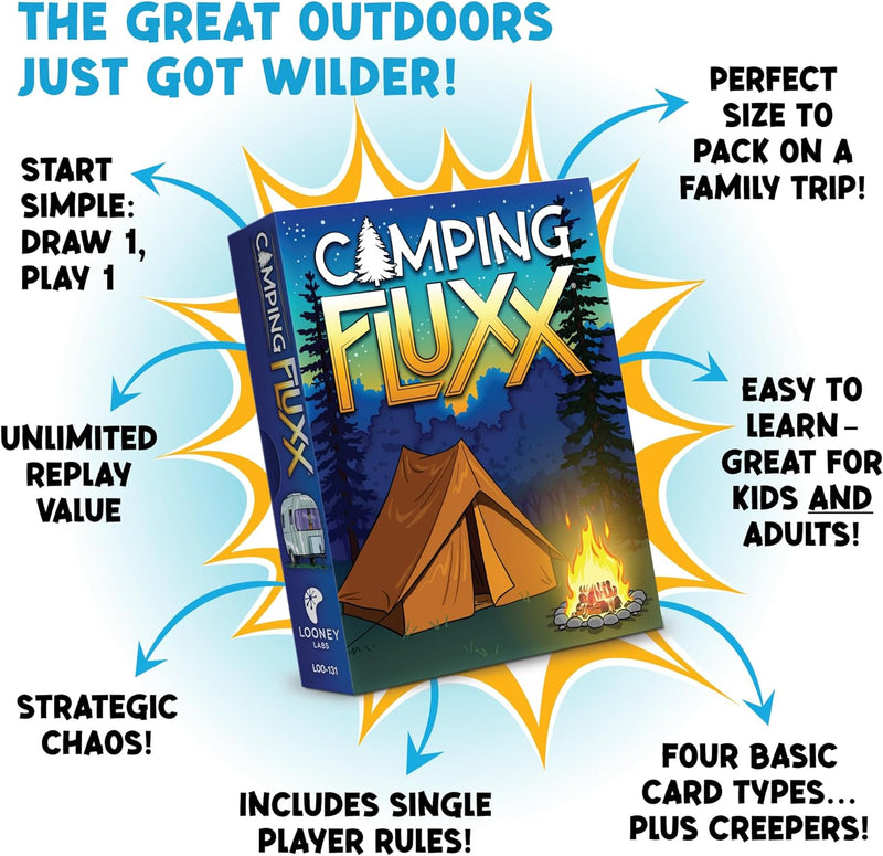 Camping Fluxx Card Game | The Great Outdoor Just Got Wilder!