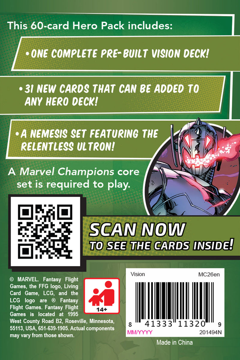 Marvel Champions: The Card Game - Vision Hero Pack