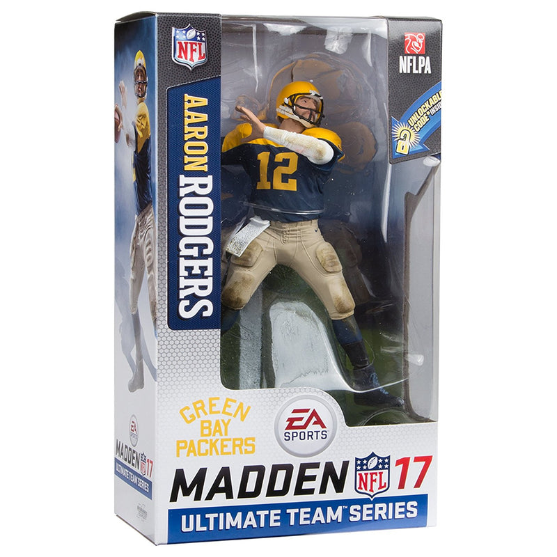 southern,hobby,mcfarlane toys,green bay packers,aaron rodgers,madden,2017,ultimate,team,series,action,toy,figure,ea,sports
