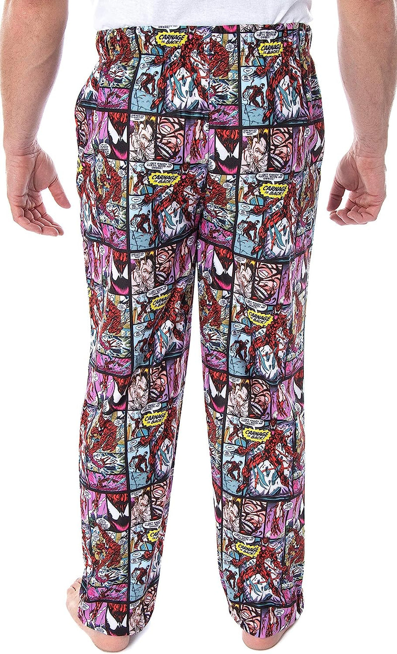 Marvel Carnage Comic Book Men's Sleep Pants