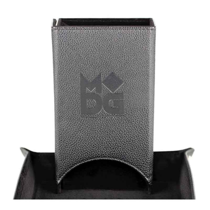 Velvet Fold Up Dice Tower - Black